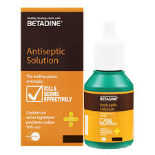 بيتادين 10% محلول مطهر 60 مل - betadine antiseptic solution