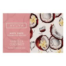 أفوفا عجينة بيضاء لإزالة الشعر – فانيلا وجوز الهند 100 جم - avuva white paste sweet