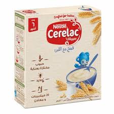 nestle cerelac لبن وقمح 12 شهر