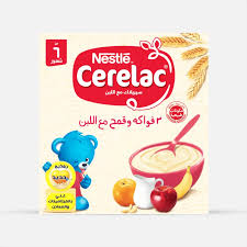 سيريلاك سيريال 3 فواكه و قمح مع اللبن 250 جم -  cerelac 3