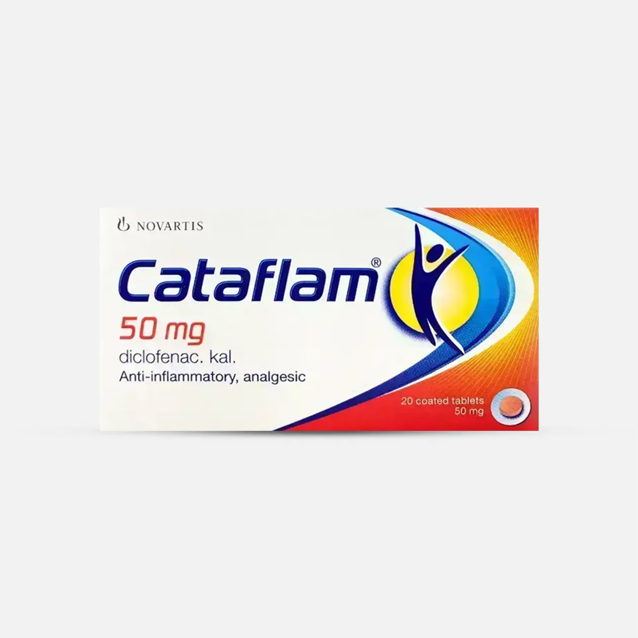 اقراص كتافلام 50 مسكن للاسنان والصداع cataflam | ٢٠ قرص - Cataflam 50 mg