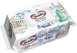 bembo 120 pices - مناديل مبلله