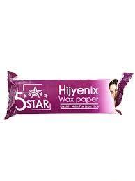 هجنيكس 7 ستار مناديل شمعية كبيرة 100 قطعة - hijyenik wax